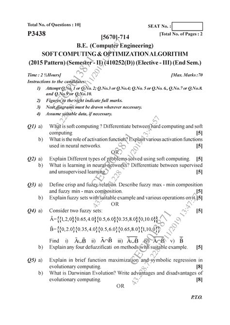 SCOA Dec 2019 - test and answers - Total No. of Questions : 10] [5670 ...