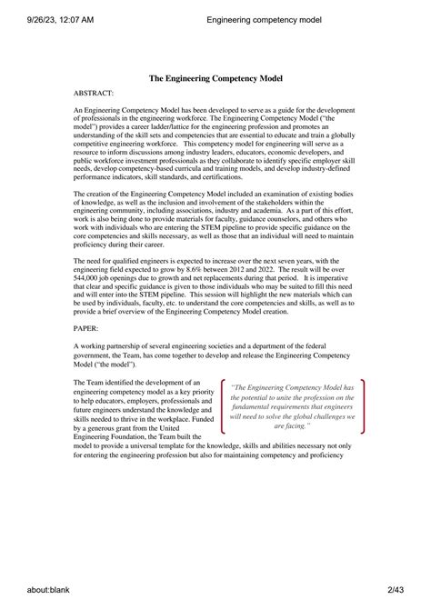 Image result for Service Engineer Technical Competency Model