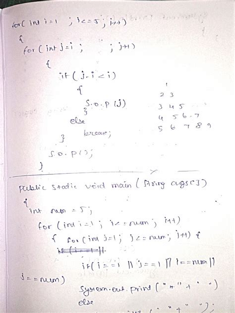 Image result for +Java Program Pattren