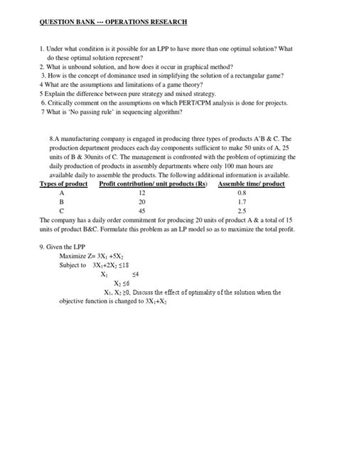 Operational Research Question 的图像结果