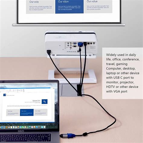 TECPHILE 1080p VGA to Type-C Convertor – Concept Kart