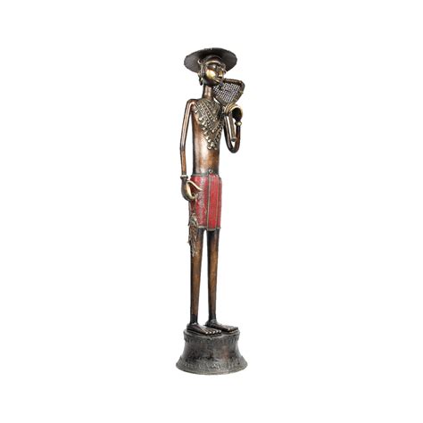 Standing Trible Idol | Buy Trible Indian Bastar Art Idol – Ragaarts