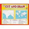 CUT AND DRAW BIG BOOK OF OUTLINE PRACTICE MAPS (100 ASSORTED MAPS ...