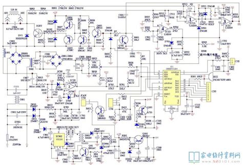 苏泊尔TD0503T电磁炉电路图 - 家电维修资料网