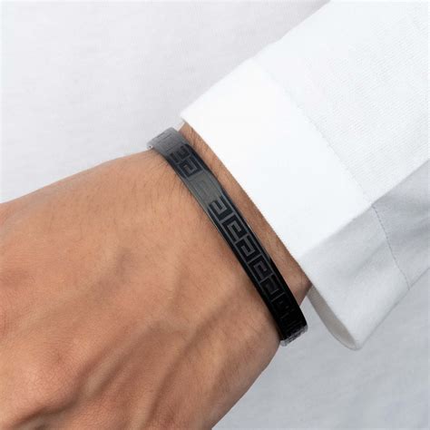 Buy Black and Silver Trendy Top G Bracelet for Men Online | Mesmerize