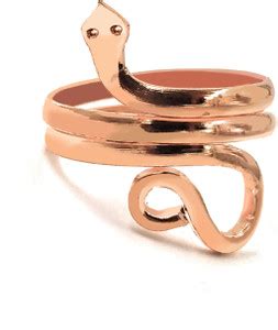 shinde exports Pure copper adjustable snake ring Copper Ring Price in ...