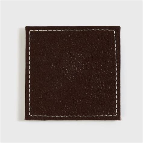 Buy Orion Set of 4 Leatherette Coasters with Holder from Home Centre at ...