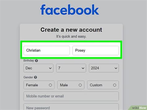 Creating a Facebook Account 的图像结果