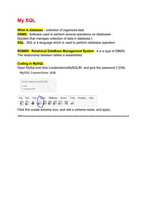 Image result for MySQL Summary