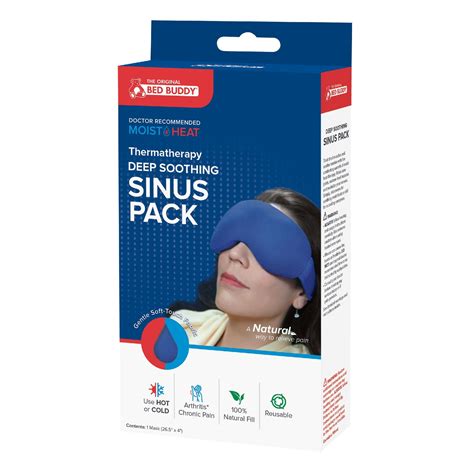 Bed Buddy Hot & Cold Sinus Pack | Sinusitis, Heat therapy, Moist heat