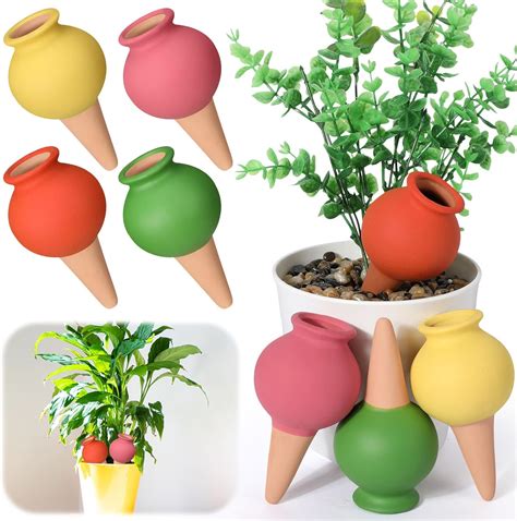 Amazon.com: Tanlade 8 Pcs Terracotta Self Watering Spikes, Terra Cotta ...