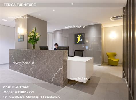 Office Reception Table 16 Ft Reception Desk Mahogany Reception Desk ...