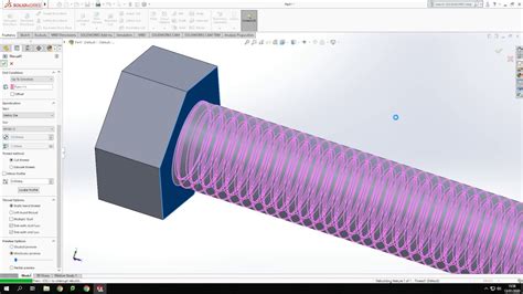 How to Design Threads in SolidWorks 的图像结果