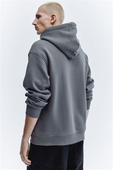 Loose Fit Hoodie - Dark gray - Men | H&M US