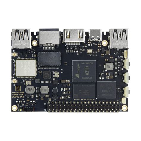 Khadas Amlogic A311D SBC VIM3 Pro with 5.0 Tops NPU with LPDDR4 4RAM ...