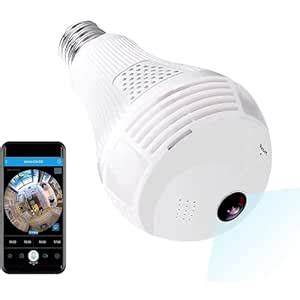 Buy DDLC 360° 1080p HD Bulb Light Wireless IP Camera, Fish Eye 360 ...