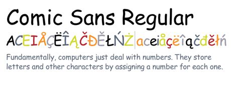 Comic Sans® Regular | Fonts.com