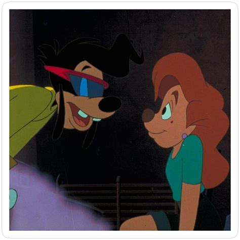 Max Goof And Roxanne Concert Sticker in 2025 | Goofy movie, Vintage ...