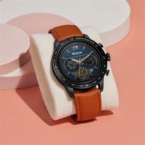 Buy Online Titan Octane Blue Chrono Leather Strap watch for Men ...