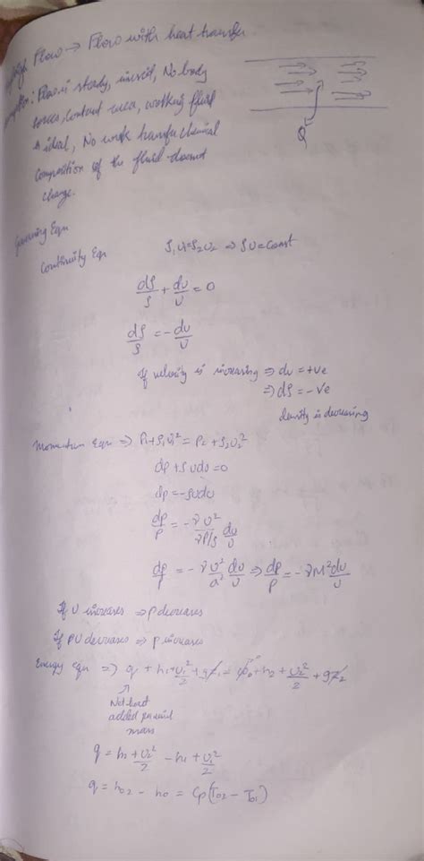 Heat flows - Heat flow equations - with heat transfer sigh flow Flow ...