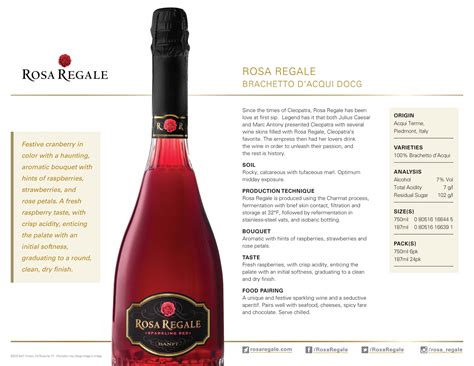 Sparkling Red Wine Rosa Regale at Charlott Leff blog