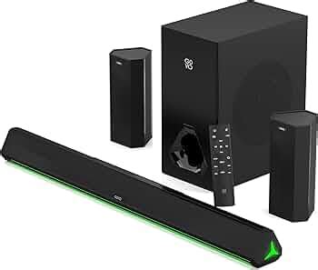 GOVO GOSURROUND 950 | 260W Soundbar, 5.1 Channel Home Theatre with 6.5 ...