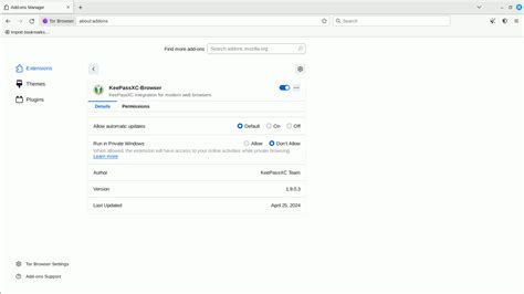 Cannot see plugins - Tor Browser Desktop - Tor Project Forum