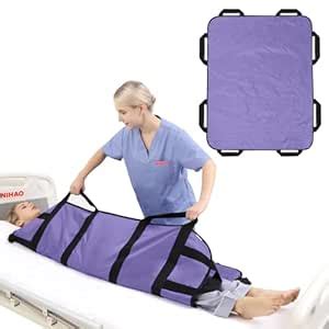NIHAO Multipurpose Positioning Bed Pad with Reinforced Handles 48" x 40 ...