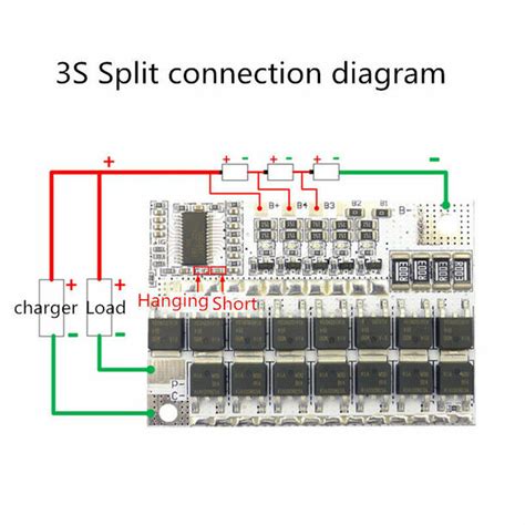 3S/4S/5S 12V/16.8V/21V 100A BMS for Lithium Battery with Balance Charg