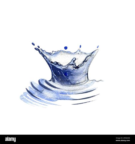 How To Draw A Water Drop Splash