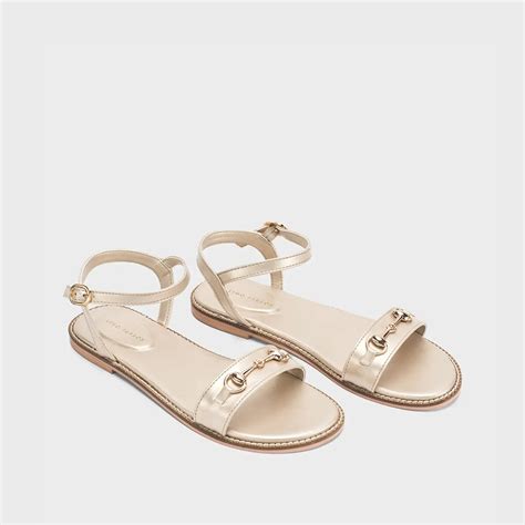 Buy Mary Florence Gold Flats | Lino Perros