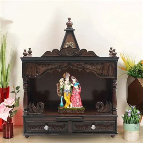 SukhatMan Medium Wall Mount Pooja Mandir for Home – DZYN Furnitures