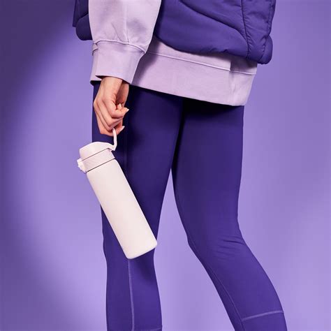 ION8 Leak Proof Flip-Top Slim Stainless Steel Water Bottle, 600ml (20oz ...