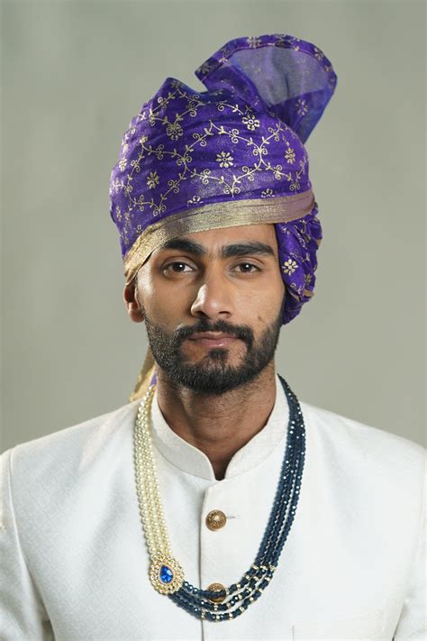 Blue Cotton Safa – Rajanyas