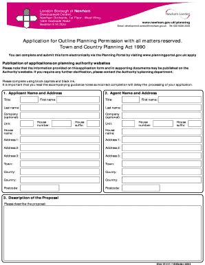 Fillable Online newham gov Has building or works already been Fax Email ...