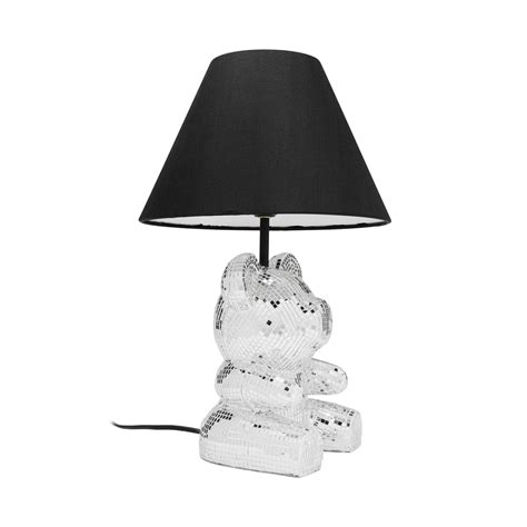 KARE Bear Disco table lamp, black, mirrored | Lights.ie