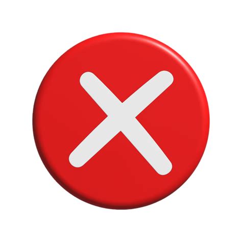 Red X Transparent. red x cross on transparent background 46331226 PNG