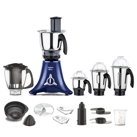 Buy Vidiem Vstar Adc Blu Mixer Grinder 717 A|750 Watts|5 Jar In-1 ...