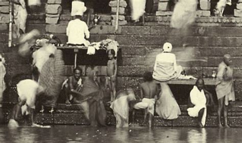 View of Dashashwamedh Ghat - Varanasi (Benares) 1883 - Old Indian Photos
