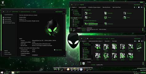 Image result for Alienware Skin Pack for Windows 7