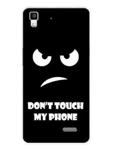 Chaapkhana Donât Touch My Phone Angry Guy Back Cover for Oppo R7 ...