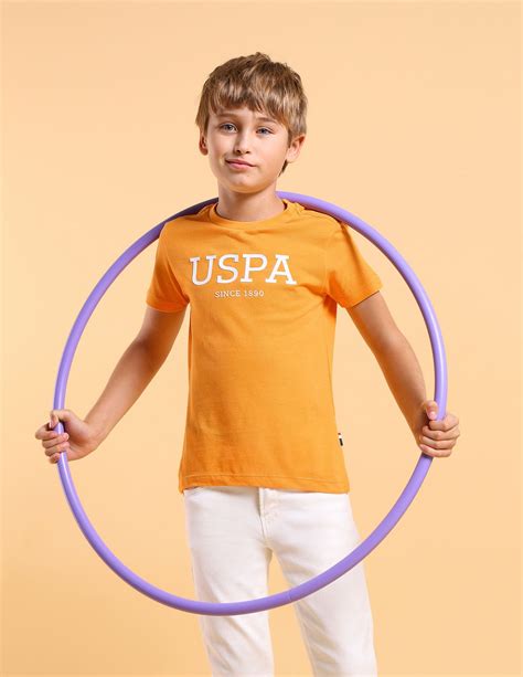 Boys Regular Fit Brand Printed T-Shirt – U.S. Polo Assn. India