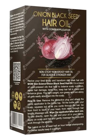 Wow Onion Black Seed Oil 50 Ml - Uses, Side Effects, Dosage, Price ...