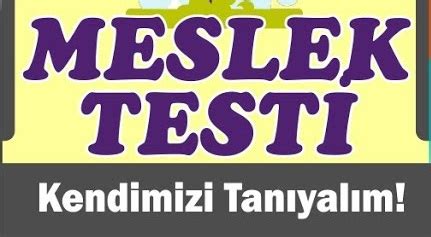 Mesleki eğilim ve yetenek testleri