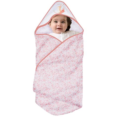 Buy 100% Cotton Interlock Baby Wrapper with Hood - 2pc Set – MyMilestones