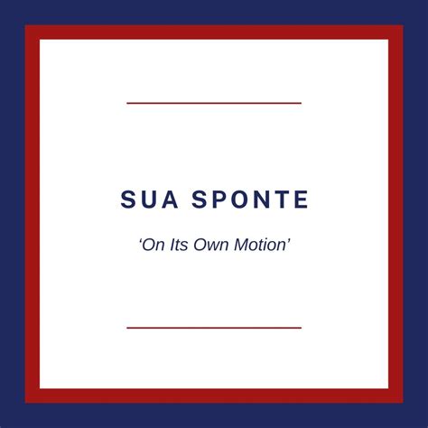David Lesch on LinkedIn: Sua sponte means "on its own motion." ⁠ ⁠ In ...