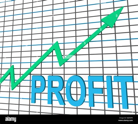 Profit Chart Graph Showing Increase Cash Wealth Revenue Stock Photo - Alamy