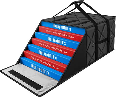 Amazon.com: MyLifeUNIT Pizza Bag for Delivery, Thermal Insulated Pizza ...