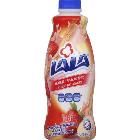 LALA Yogurt Smoothie, Strawberry Banana & Cereal (32 fl oz) Delivery or ...