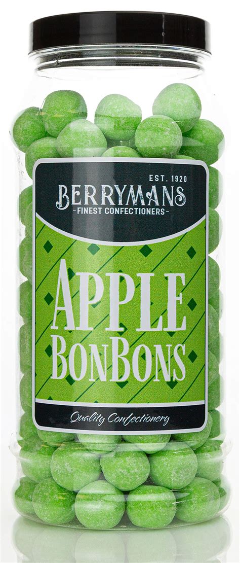 Buy Original Apple BonBons Retro Sweets Gift Jar By Berrymans Sweet ...